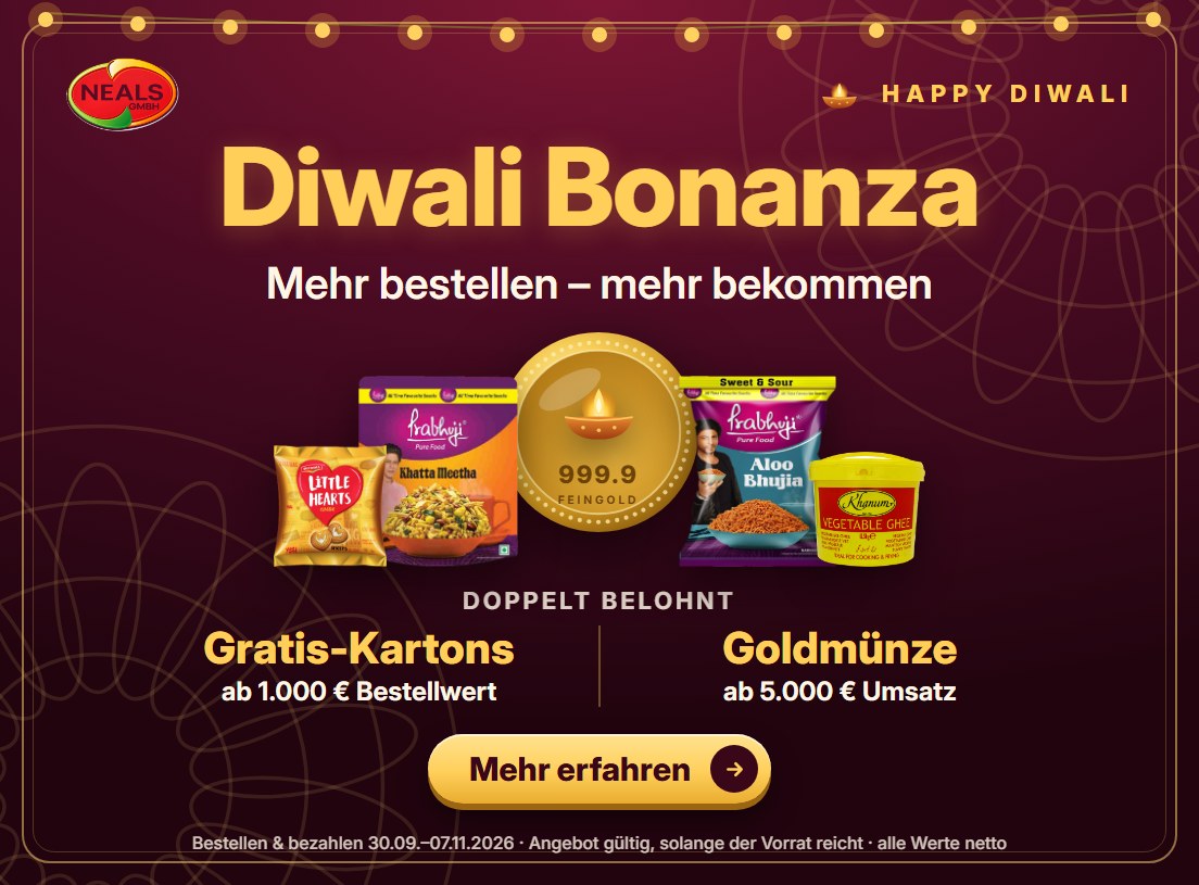 Neals Diwali Bonanza 2026 – Gratis-Kartons und Goldmünze